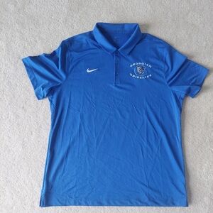 Geogian Grizzlies Nike Polo Shirt, Size XL, Blue, Georgian College